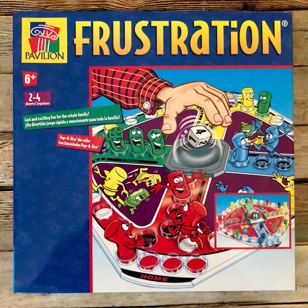 NEW SEALED Frustration Pop-A-Dice Uncommon Board Game | For Ages 6+. 2-4…